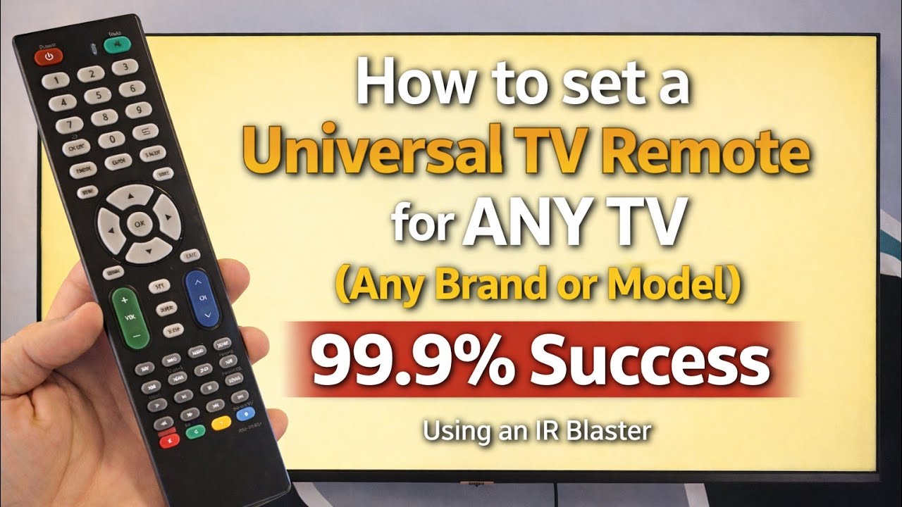 How To Set A Universal TV Remote For Any TV (Any Brands and Models) | TV Remote Settings (New)