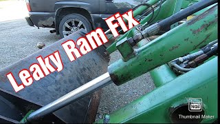 Leaking Hydraulic Cylinder  Rebuild