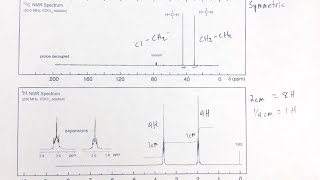 Structure Determination from Spectra (4) (H NMR, C NMR, IR) [Alkyl Halides, Nitriles, and Carbonyls]