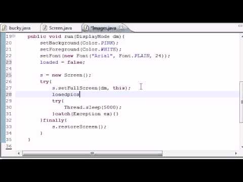 Java Game Development   7   Loading Images
