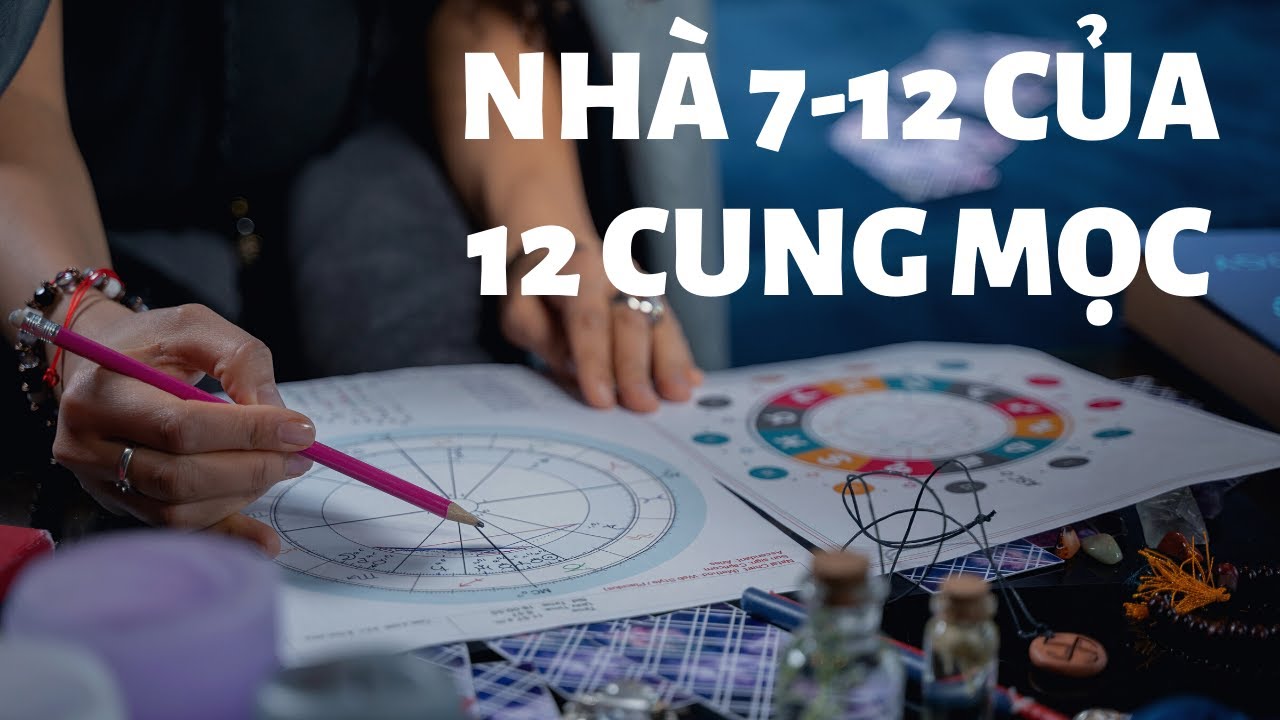 Hướng dẫn chi tiết 12 cung Mọc🌍 phần 2: Nhà 7-12🪐