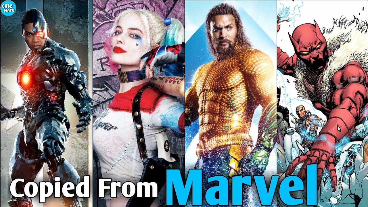 Characters DC Copied From Marvel Marvel Vs DC Copycats Cine Mate