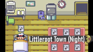 659 - Littleroot Town (Night) - Pokémon Ruby/Sapphire/Emerald (fanmade)