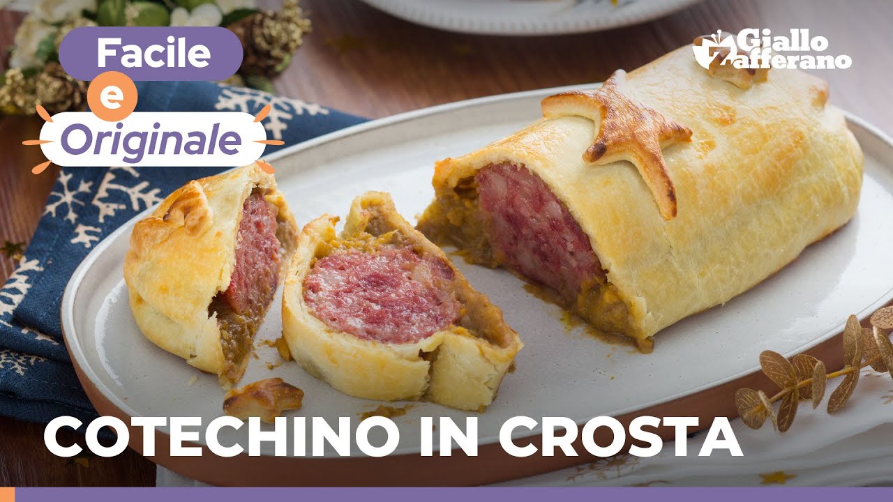 COTECHINO IN CROSTA CON LENTICCHIE - YouTube