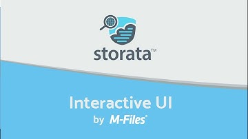 Storata powered by M-Files Website Interactive UI