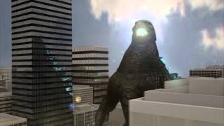 Godzilla 2014 Test Animation