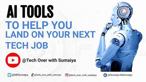 AI Tools to help you land on your next tech Job. | Artificial Intelligence. #tech #ai  #chatgpt