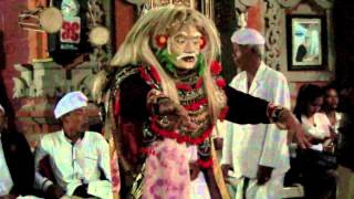 Bali - Topeng Mask The Old Man During Ordination Priests At Bongkasa