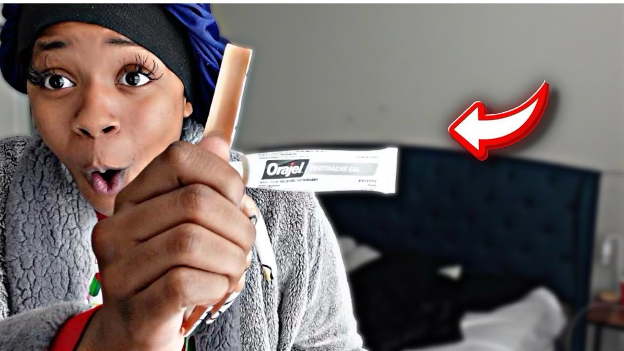 vlogmas-day-25-putting-orajel-on-my-girlfriend-while-she-sleep-merry