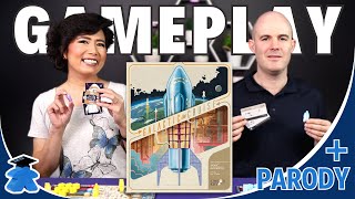 Galactic Cruise - Playthrough! Euro board game, fun theme and Lacerda feels. Plus thematic parody😆