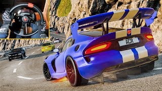 BeamNG - Dodge Viper ACR Reckless Mountain Run W/Traffic (Steering Wheel   Shifter)