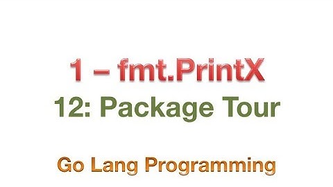 #golang #fmt #package #striversity 12.01.Go fmt PrintX functions
