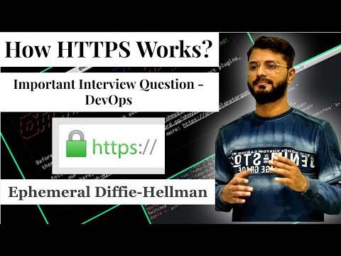 What is Ephemeral Diffie-Hellman Key Exchange TLS SSL Handshake | How HTTPS Protocol Works - DevOps