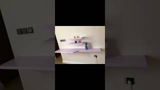 FloatingShelf#ClassicCarpentry #FloatingShelf #ModernInterior #CustomWoodwork #HiddenSupport