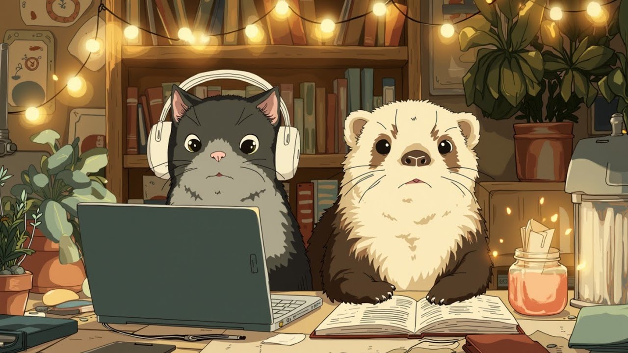 Расслабляющие Lo-fi биты для учебы и сосредоточения ~ Уютный эмбиент хип-хоп инструментал 🎧