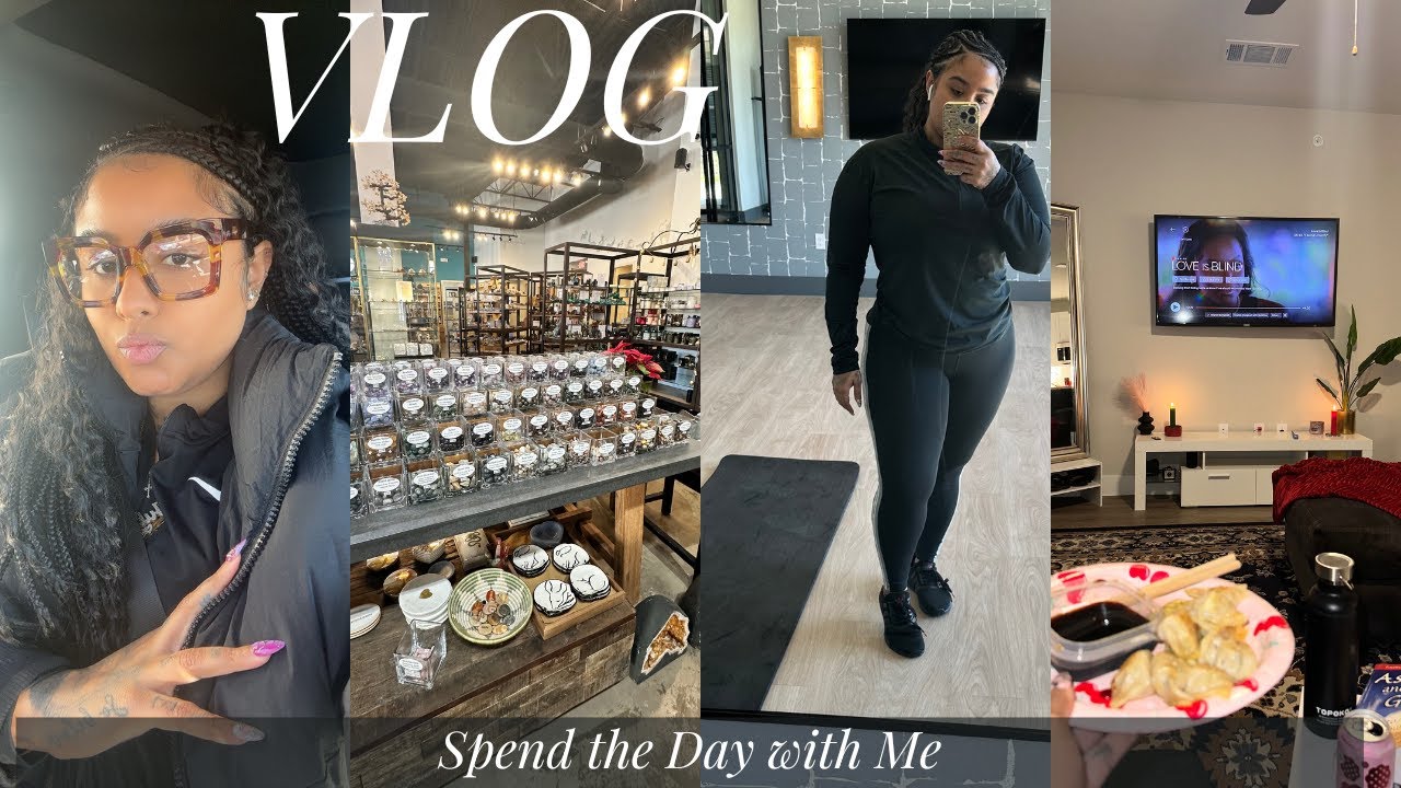 *PRODUCTIVE* Day in my Life: Crystal Shop, Working Out, Releasing Control, Love is Blind & More!