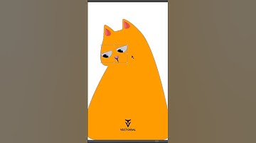 How to draw cat in adobe illustrator