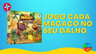 Jogo Tabuleiro Cada Macaco No Seu Galho 4 Jogadores Família - Loja Zuza  Brinquedos