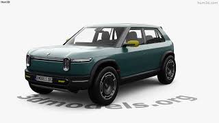 Rivian R3X 2024 3D model by 3DModels.org