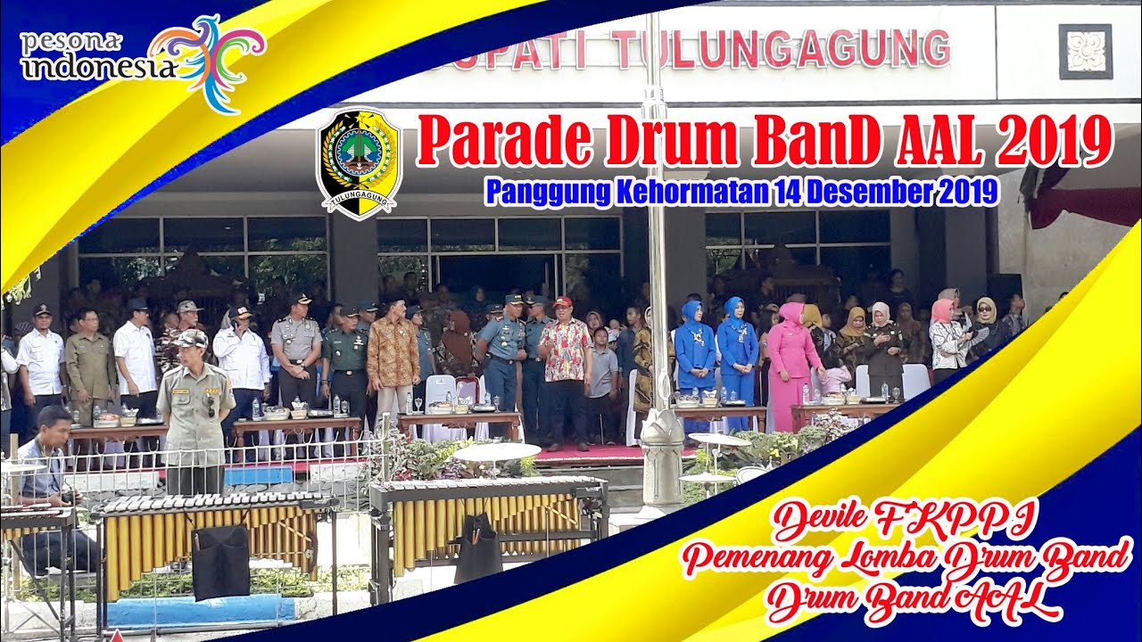  Parade  Drum  Band  AAL 2022 Peringatan HUT Tulungagung ke 