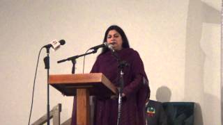 ANJUMAN TAQDEES-E-ADAB JASHN-E-PIRZADA  2014 -ZAKIA GHAZAL WITH HER  MUTARANNUM GHAZAL