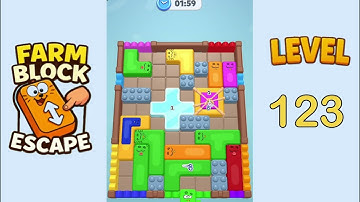 Farm block escape level 123 Solution