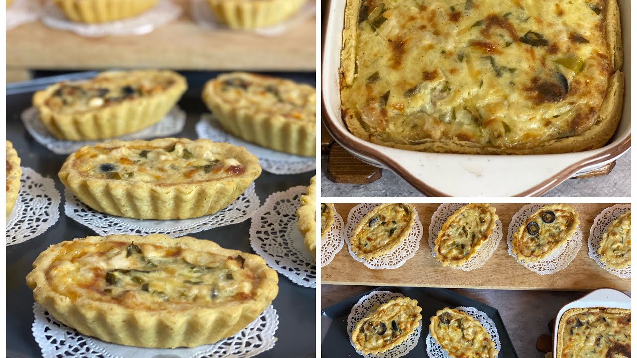 تارت بحشوة الدجاج وصفة لي رمضان 2024.. تارت مالح .. هش ويدوب دوبان فى الفم مع نكهات روعة.