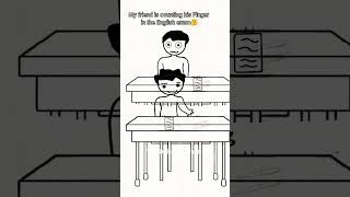 My friend is counting his fingers in the English exam. #flipaclip #animation #shortsfeed