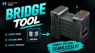Bridge Tool in Autodesk Maya Explained | Maya Modeling Tutorial