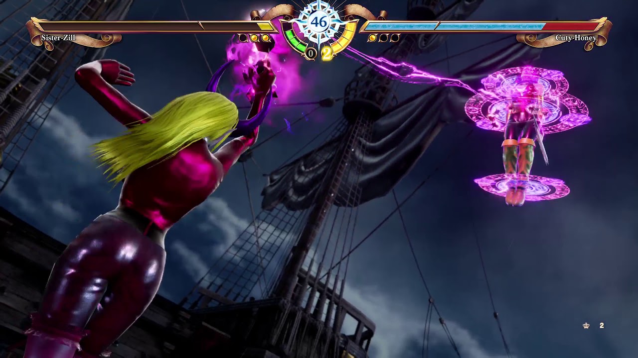 Soulcalibur シスタージル対キューティーハニー Youtube