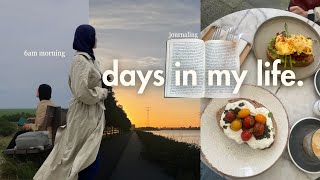 Days in my life: 6am morning, driving exam & finishing thesis 🌱💻🎧