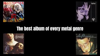 The Best Album Of Every Metal Genre (67 genres)