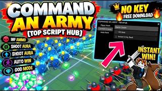 Full 🔥 NEW Command An Army Script 2026 | NO KEY | Auto Farm, Auto Attack, Auto Kill, Auto Deploy, Troop News