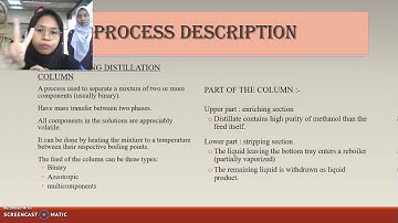 UNIT OPERATION (DISTILLATION COLUMN)