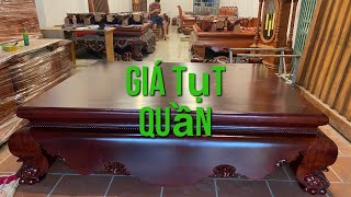 Mẫu sập chân quỳ gỗ gụ yếm chơn giá thanh lý cho tất cả mọi nhà