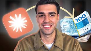 YouTube thumbnail: Sem Dinheiro? Faça R$900 com Claude Code hoje (Passo a Passo)