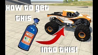 BeamNG.Drive Monster Jam; How to install and use Nitrous in CRD 1.13+!