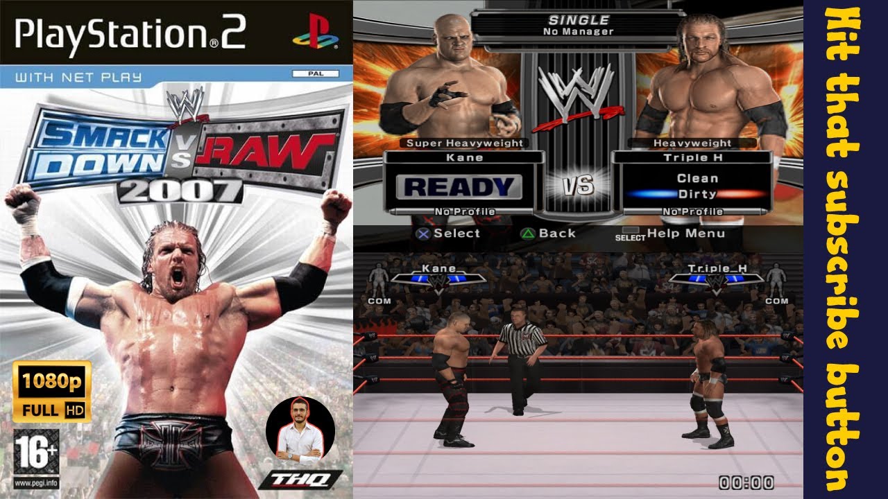 Jeu WWE SmackDown Vs Raw 2007 - Xbox 360 - PAL - Complet