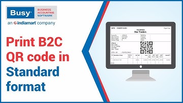Print B2C QR Code in Standard Format (Hindi)
