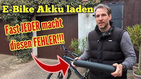 Charging an e-bike battery: Almost EVERYONE makes this mistake!