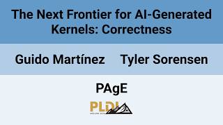 [PAgE'26] The Next Frontier for AI-Generated Kernels: Correctness