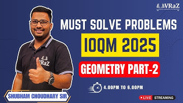 🔴 Must Solve Problems IOQM 2025 | Geometry Part-2 | VRaZ Academy 2025 #maths #ioqm2025
