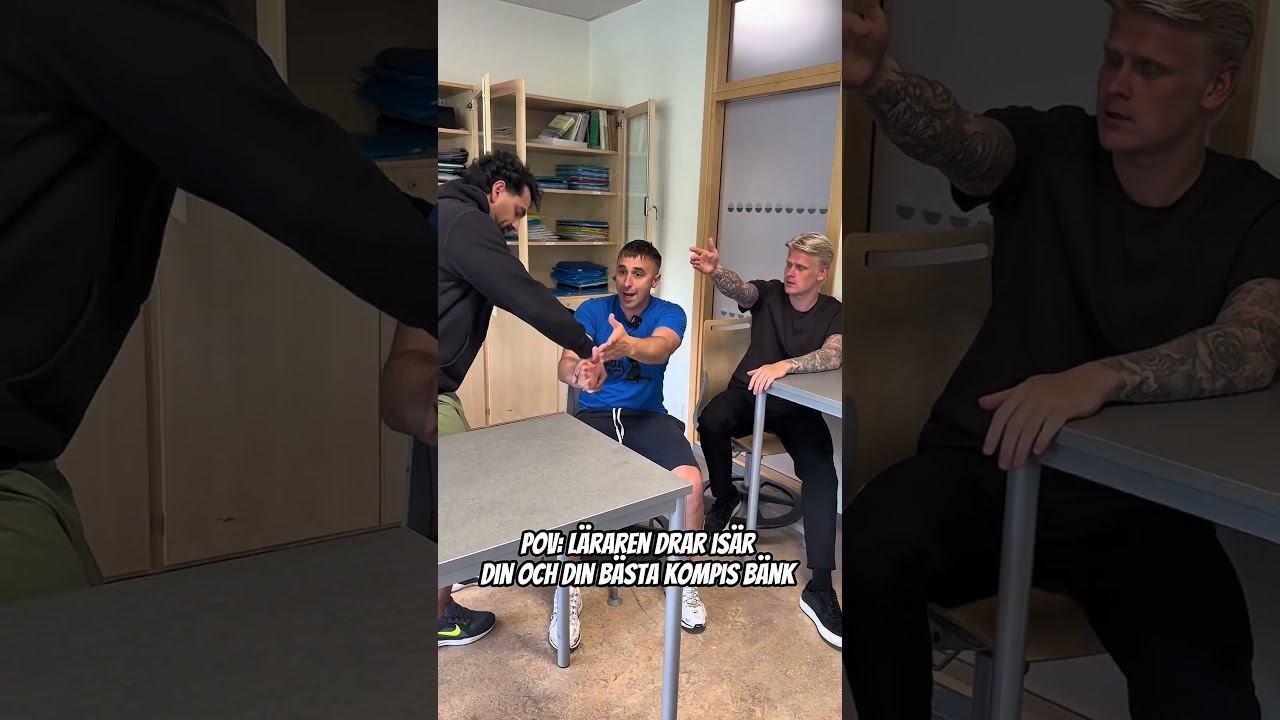 NÄR LÄRAREN DRAR ISÄR DIN OCH DIN BÄSTIS BÄNK 😂😂😂