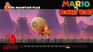 Mario vs. Donkey Kong  (World 3+)  Fire Mountain Plus