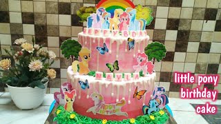 Kue ulang tahun KUDA PONY | kue ultah anak perempuan