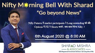 Nifty and Bank Nifty Trade Setup for 6th AUGUST 2020 @ 8:AM