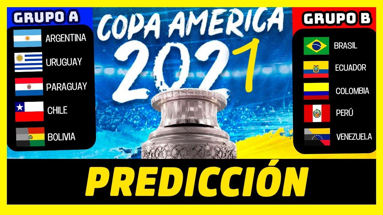 Prediccion Copa America 2021 Analisis Fase De Grupos Y Posible Campeon Youtube