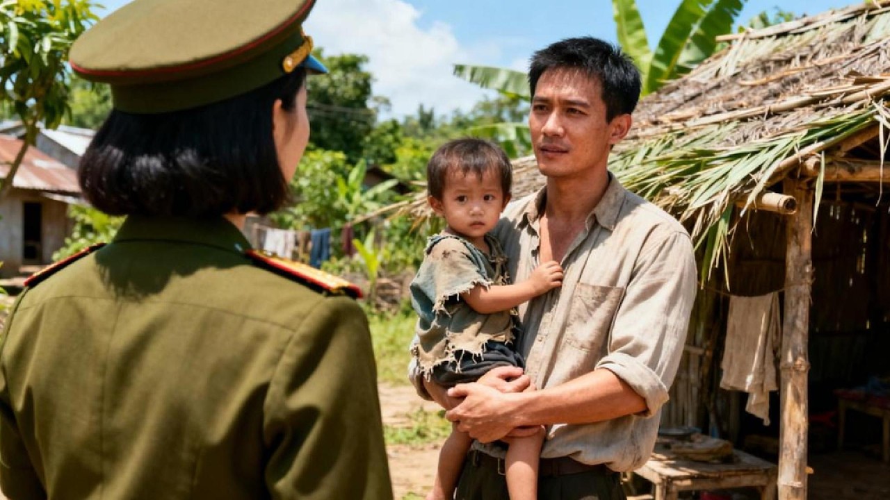 Nữ Thiếu Tướng Về Thăm Con – Chết Lặng Khi Thấy Chồng Cũ Sống Trong Căn Chòi Lá Nghèo.