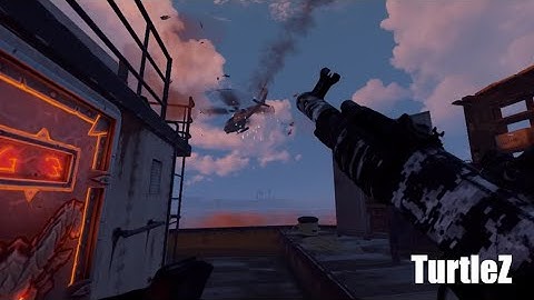 How an Online Raid Led to Taking Heli from a Tugboat - Rust