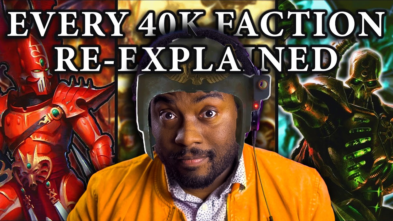 Evanit0 Reacts to Every Single Warhammer 40k WH40k Faction Re Explained | Part 1